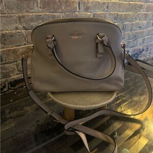 Kate Spade Taupe Satchel Bag